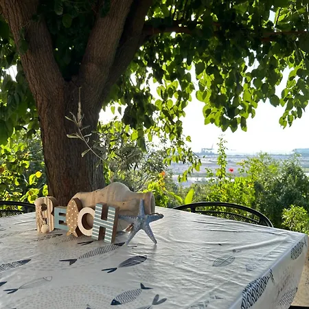 Quiet Countryside Near The And The Sea