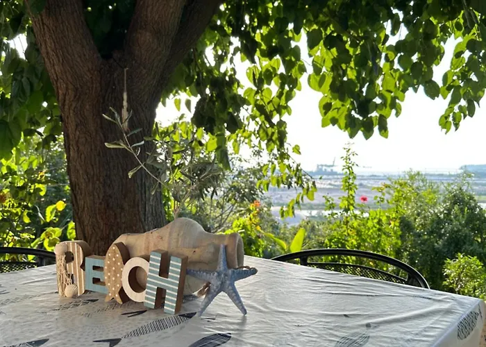 Quiet Countryside Near The And The Sea